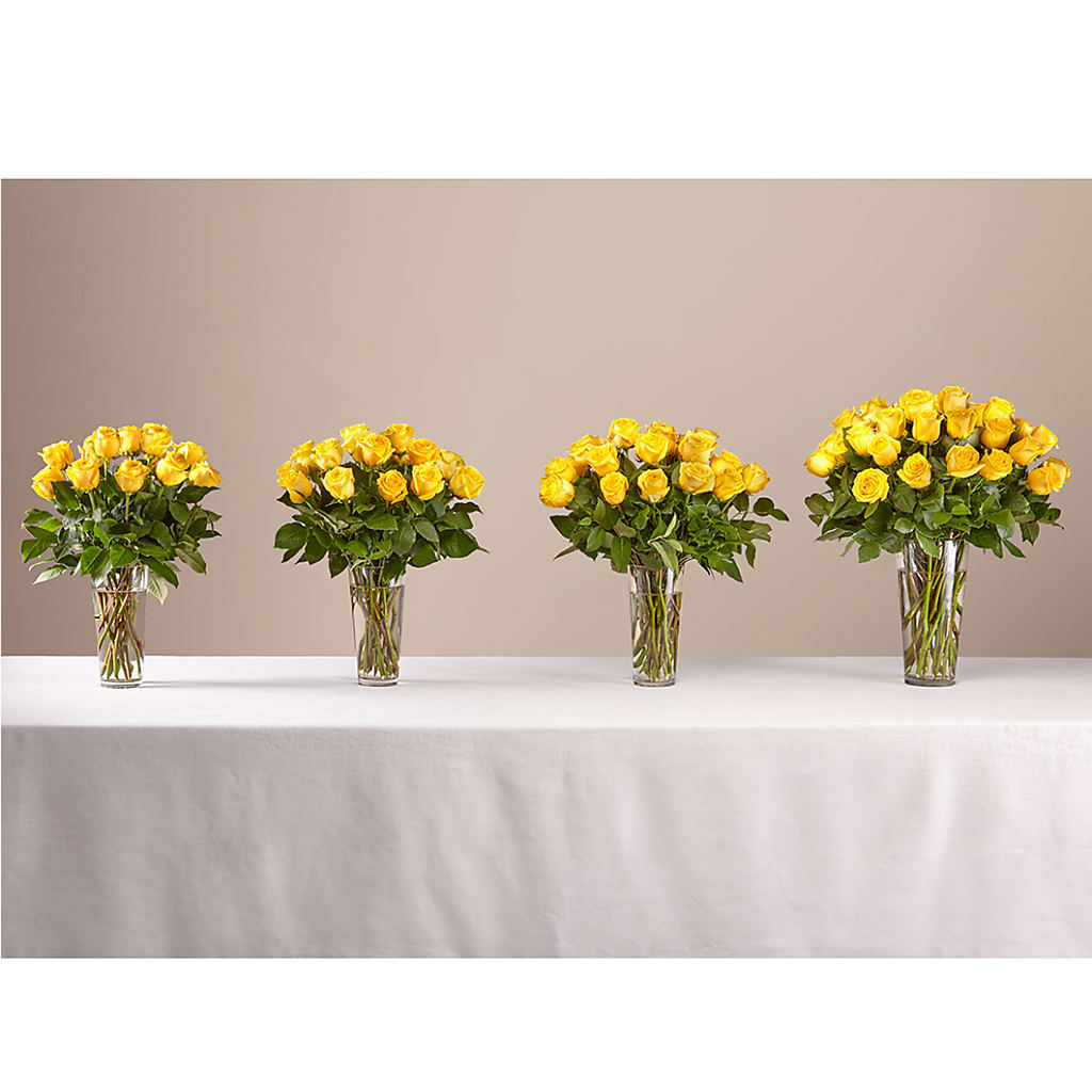 Long Stem Yellow Rose Bouquet – PAT'S FLORIST AND GIFTS, Laurel MS