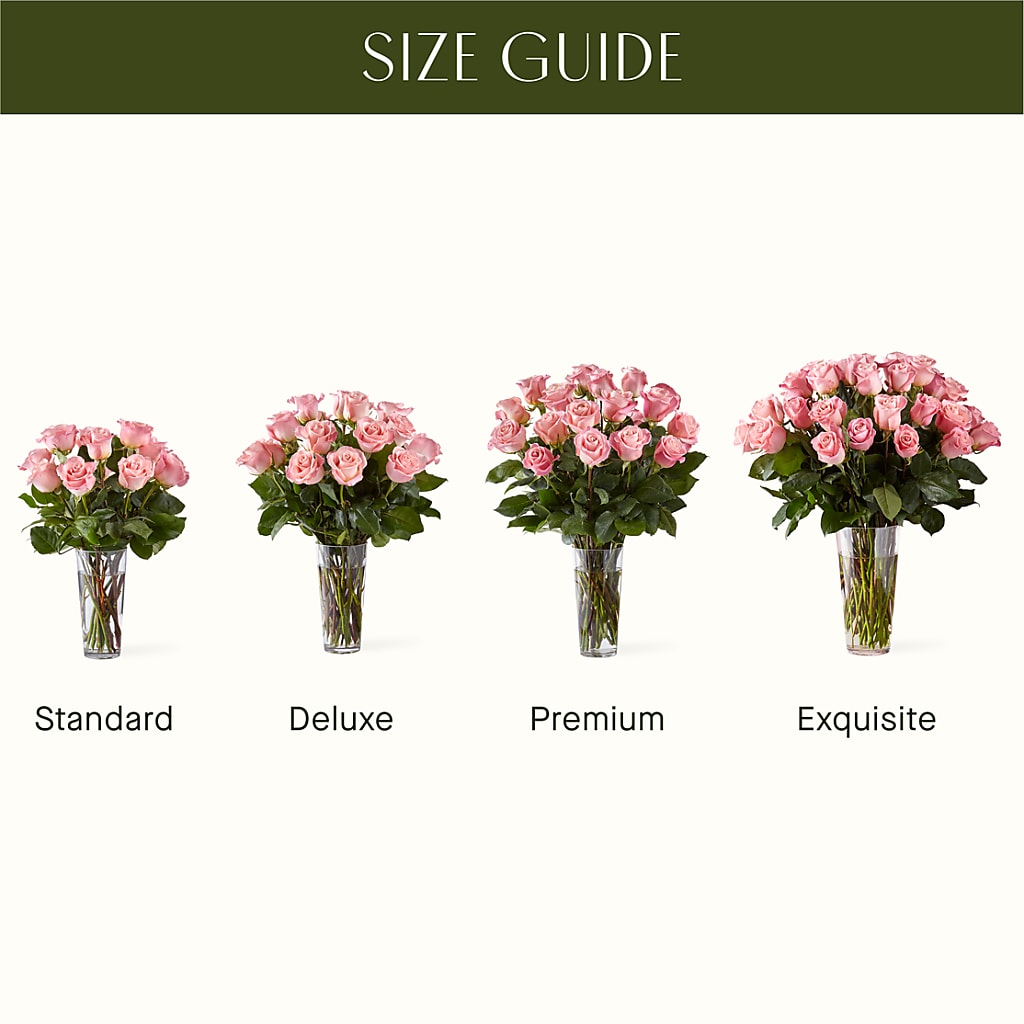 Long Stem Pink Rose Bouquet – PAT'S FLORIST AND GIFTS, Laurel MS