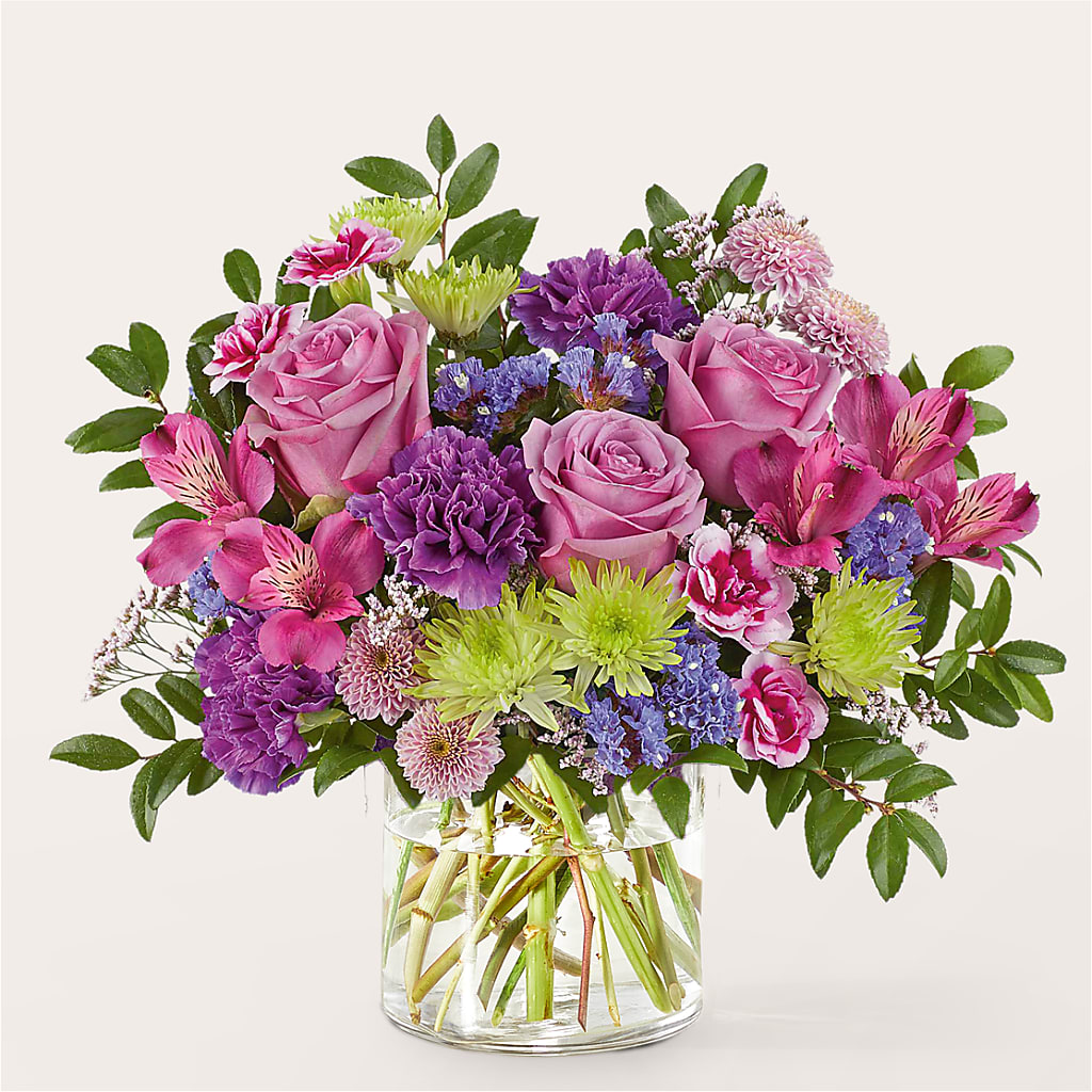 Glass Half Full Bouquet – PAT'S FLORIST AND GIFTS, Laurel MS