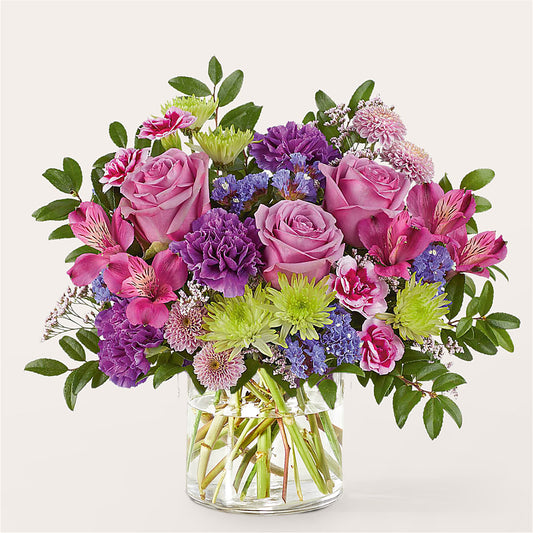 Glass Half Full Bouquet – PAT'S FLORIST AND GIFTS, Laurel MS